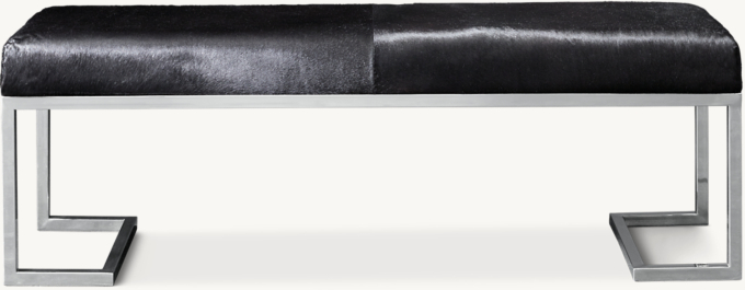 Loren Hair-On-Hide Bench