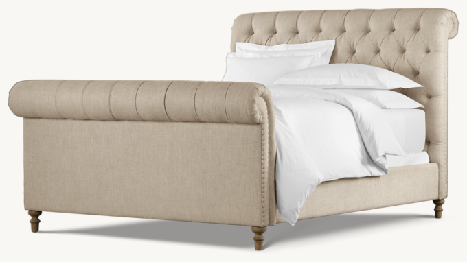 Restoration hardware sleigh bed discount