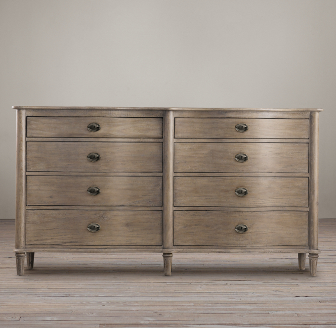 Empire Rosette 8 Drawer Dresser