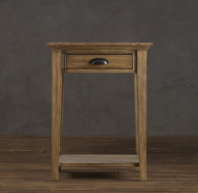 Marston Open Nightstand Dry Oak