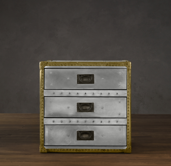 Aviator Trunk 3Drawer Cube