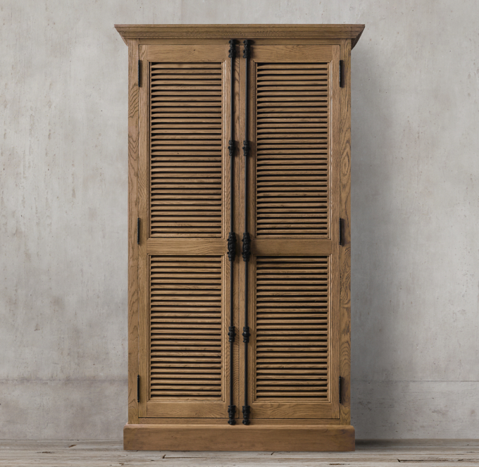 Shutter Double-Door Cabinet