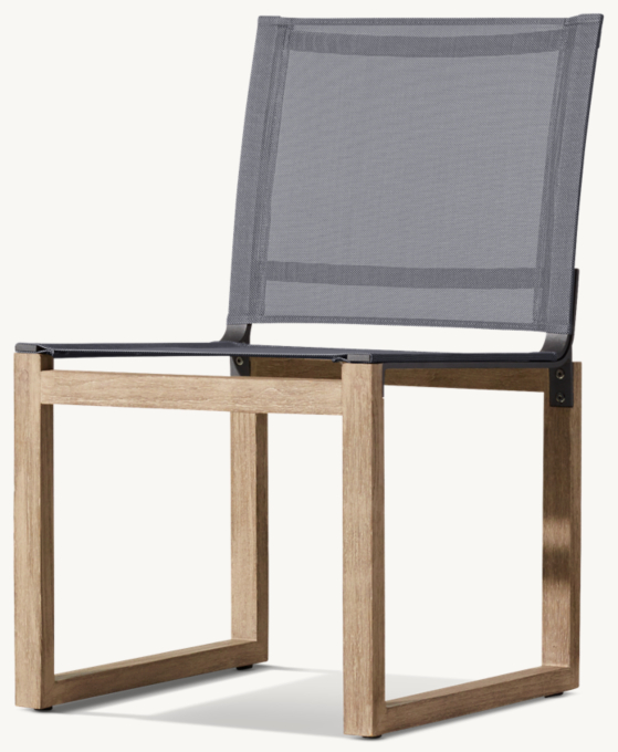 Aegean Teak & Mesh Dining Side Chair