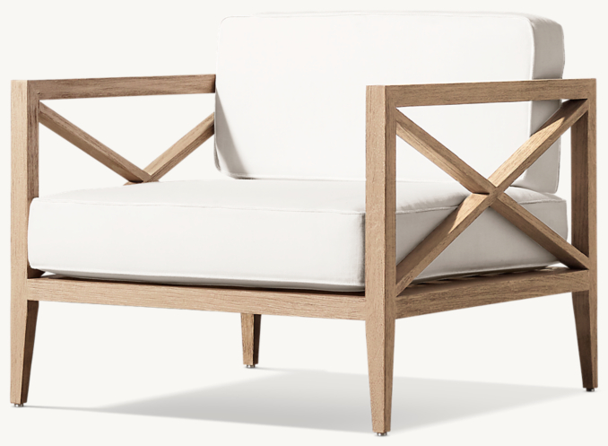 Three Quarter view of Mustique Cushions 