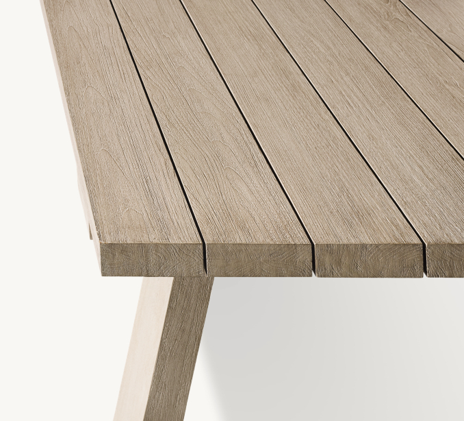 Top view of Merida Rectangular Dining Table 