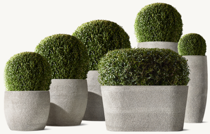 Vetro Round Planter
