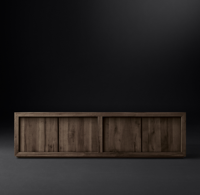 Reclaimed Oak Panel 4Door Media Console