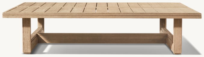 Costa Teak Square Coffee Table | RH