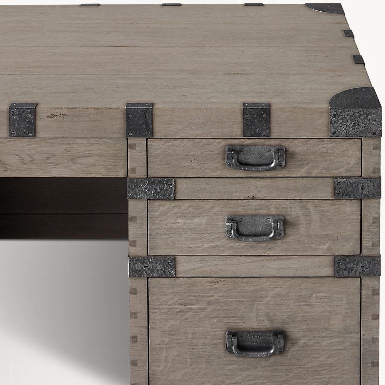 Heirloom Silver-Chest Desk | RH Heirloom Silver-Chest Desk | RH