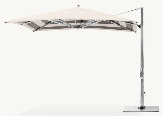 Tuuci&#174; Ocean Master Max Colorblock Cantilever Umbrella - Awning Stripe