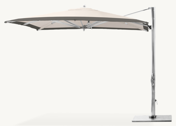 Tuuci&#174; Ocean Master Max Colorblock Cantilever Umbrella - Contrast Border
