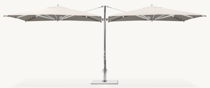 Tuuci&#174; Ocean Master Max Colorblock Dual Cantilever Umbrella - Two-Tone