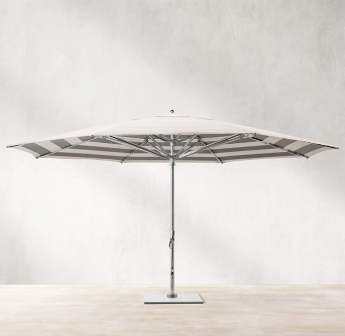 Tuuci® Ocean Master Max Colorblock Round Umbrella Awning Stripe