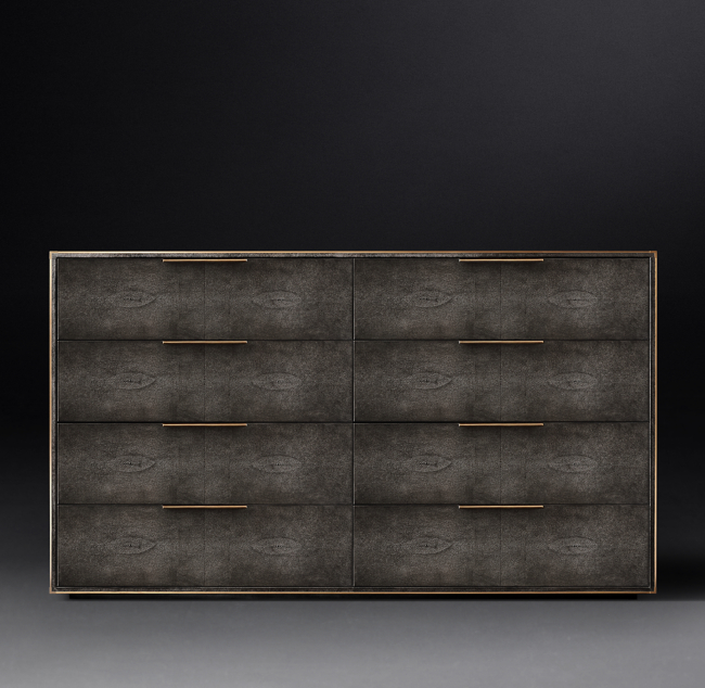 Saunderson Shagreen 8 Drawer Dresser