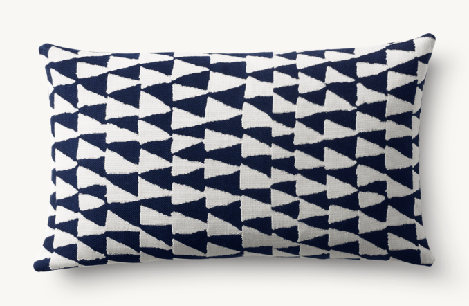 Front view of Dayo Modi Outdoor Pillow Cover By Kerry Joyce  - Lumbar 