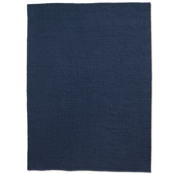 Braided Outdoor Rug Navy