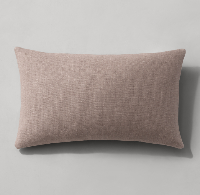 Belgian Linen KnifeEdge Pillow Cover Lumbar