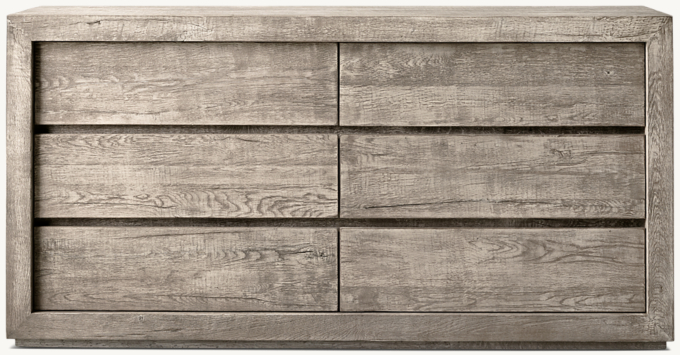 Reclaimed Oak 6-drawer Dresser