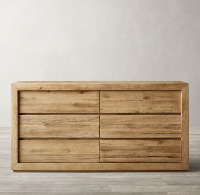 Reclaimed Russian Oak 6drawer Dresser