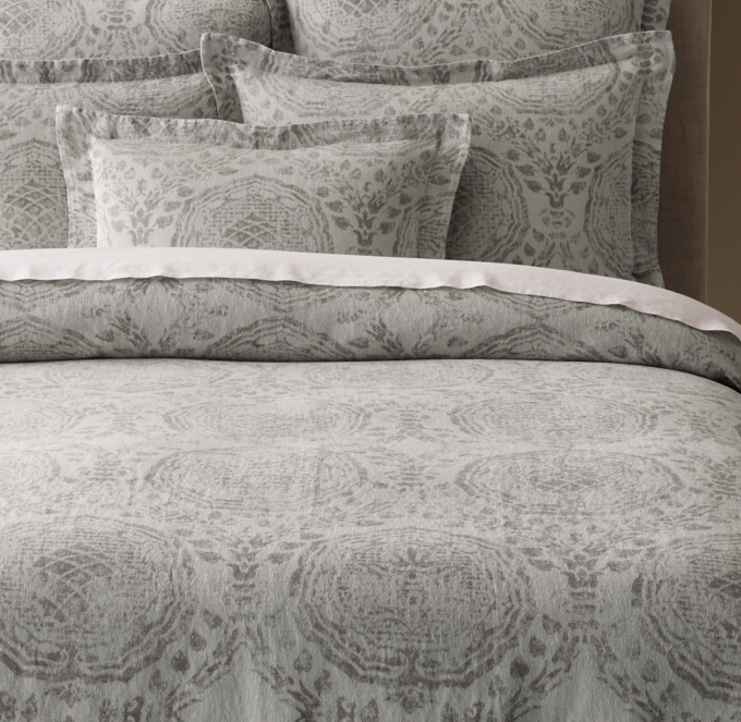 Castillo Medallion Cotton Linen Duvet Cover