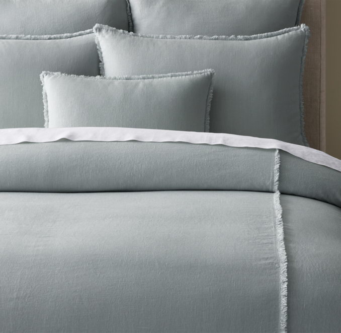 Linen Frayed Edge Duvet Cover
