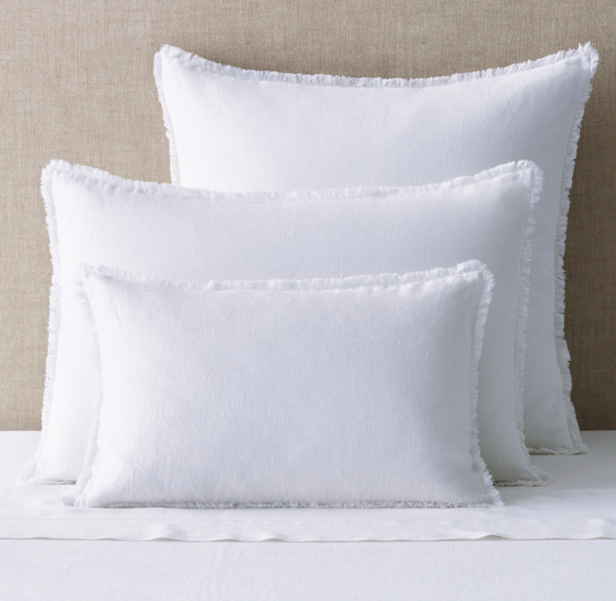 Restoration hardware pillow shams top