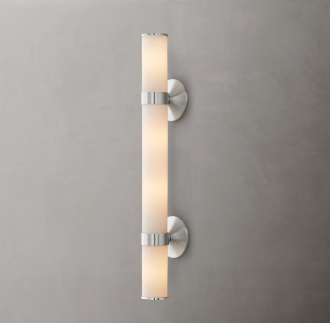 Three Quarter view of Sutton Grand Linear Sconce 
