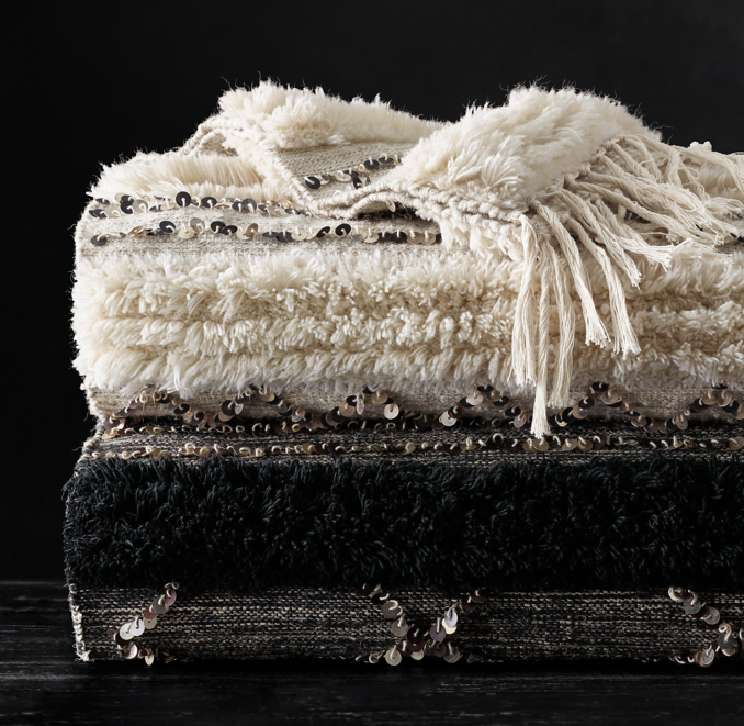 Moroccan Wedding Striped Throw