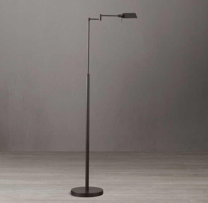 Front view of Métier Task Floor Lamp 
