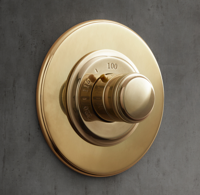 Universal Traditional Thermostatic Shower Valve & Trim Set