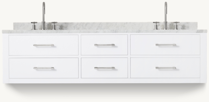 Hutton Double Floating Vanity