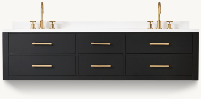 Hutton Double Floating Vanity