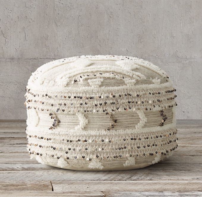 Moroccan wedding pouf sale