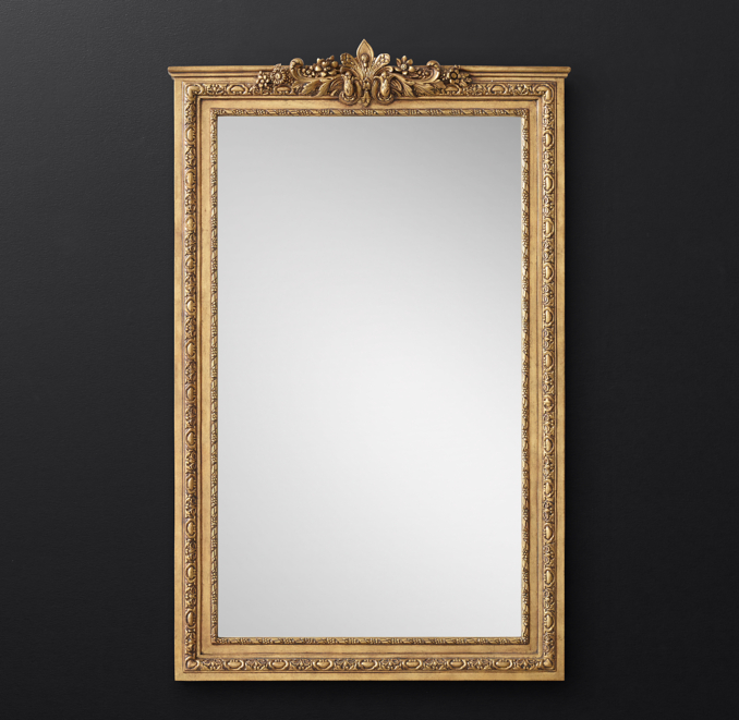 Fleur-De-Lys Gilt Mirror - 35