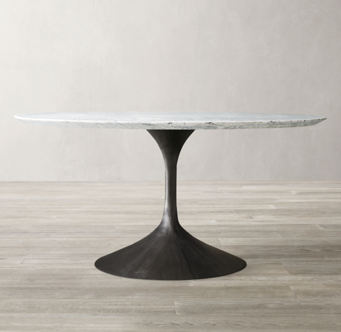 Aero Marble Round Dining Table