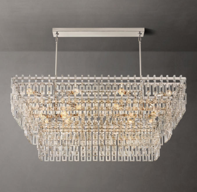 Marignan Tiered Rectangular Chandelier