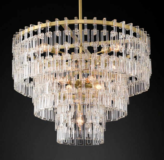 Marignan Three-Tier Round Chandelier 36