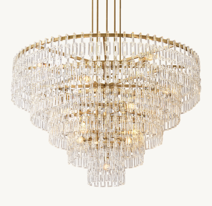 Marignan Tiered Round Chandelier 60\"