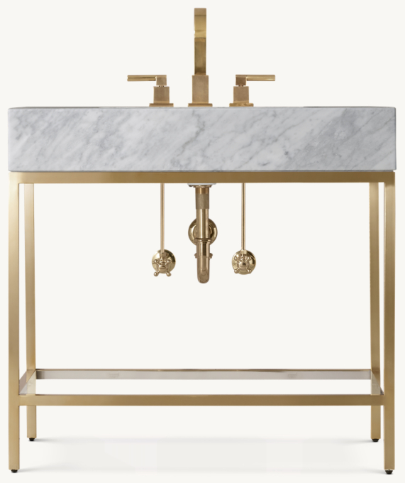 Hudson Metal Single Washstand