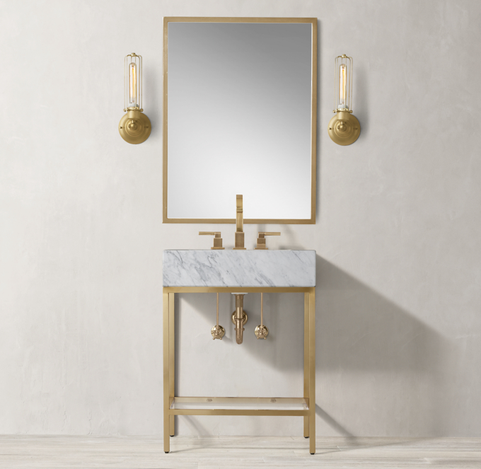 Hudson Metal Powder Washstand