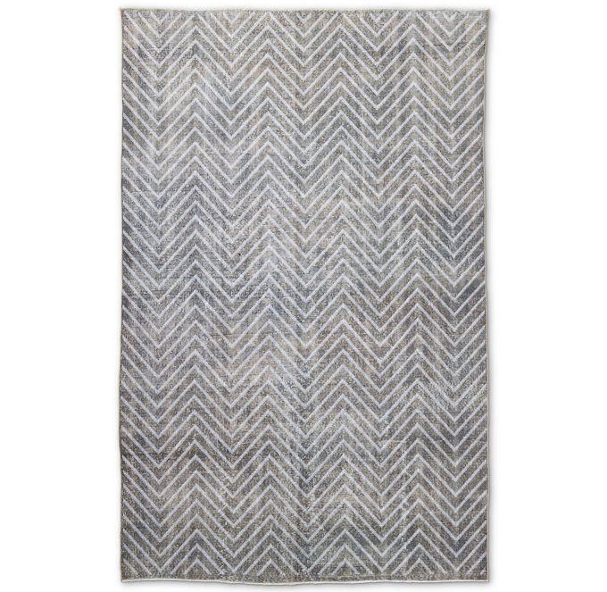 Embroidered Vintage Rug 6'6" X 10'4"