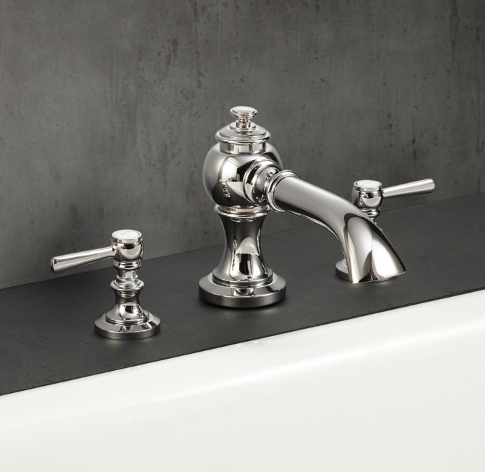 Lugarno Lever-Handle Deck-Mount Tub Fill