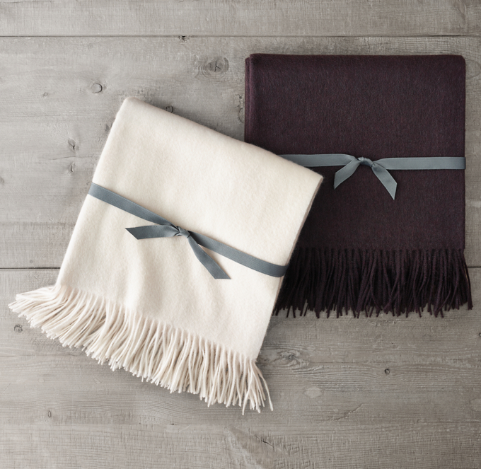 Restoration hardware cashmere throw hotsell
