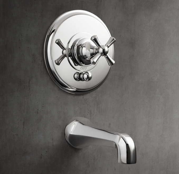Chatham CrossHandle Balanced Pressure Tub & Shower Valve & Trim Set