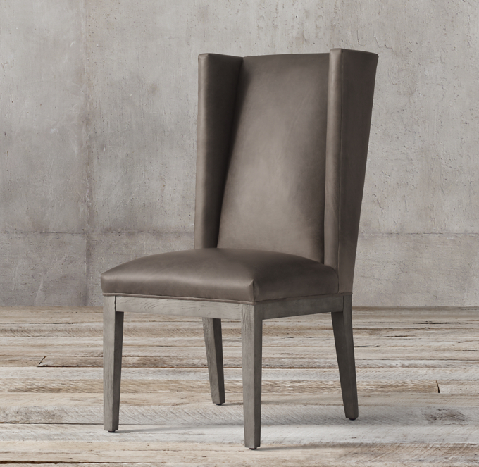 Stewart Leather Dining Side Chair