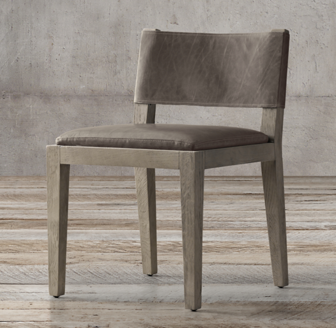 Saddle Leather Dining Side Chair