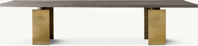 Shown in Dry Grey French Oak/Solid Burnished Brass.