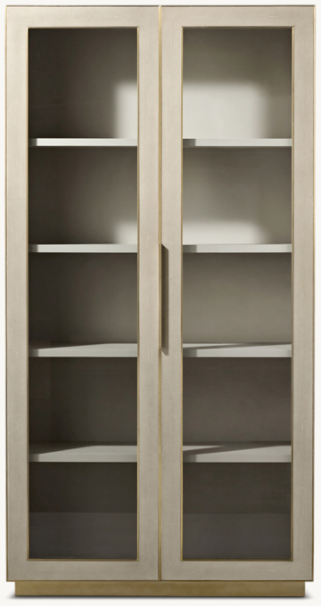 Cela Shagreen Glass Cabinet