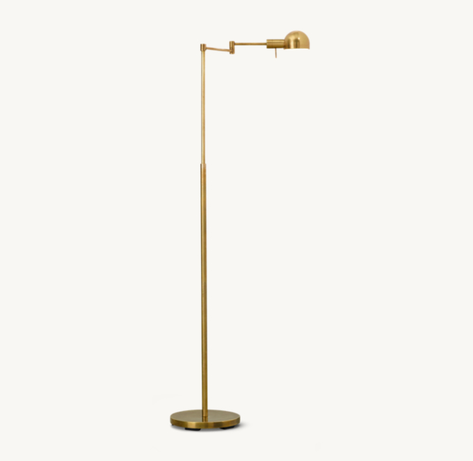 M&#233;tier Dome Shade Task Floor Lamp