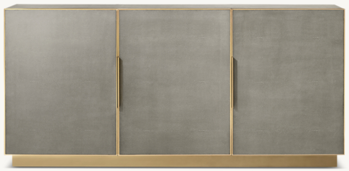 Cela Shagreen Triple-Door Sideboard